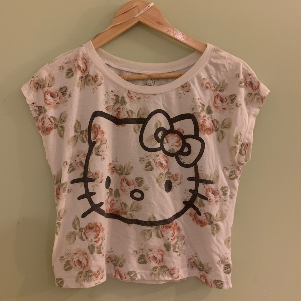 Forever 21 Hello Kitty Floral Top
